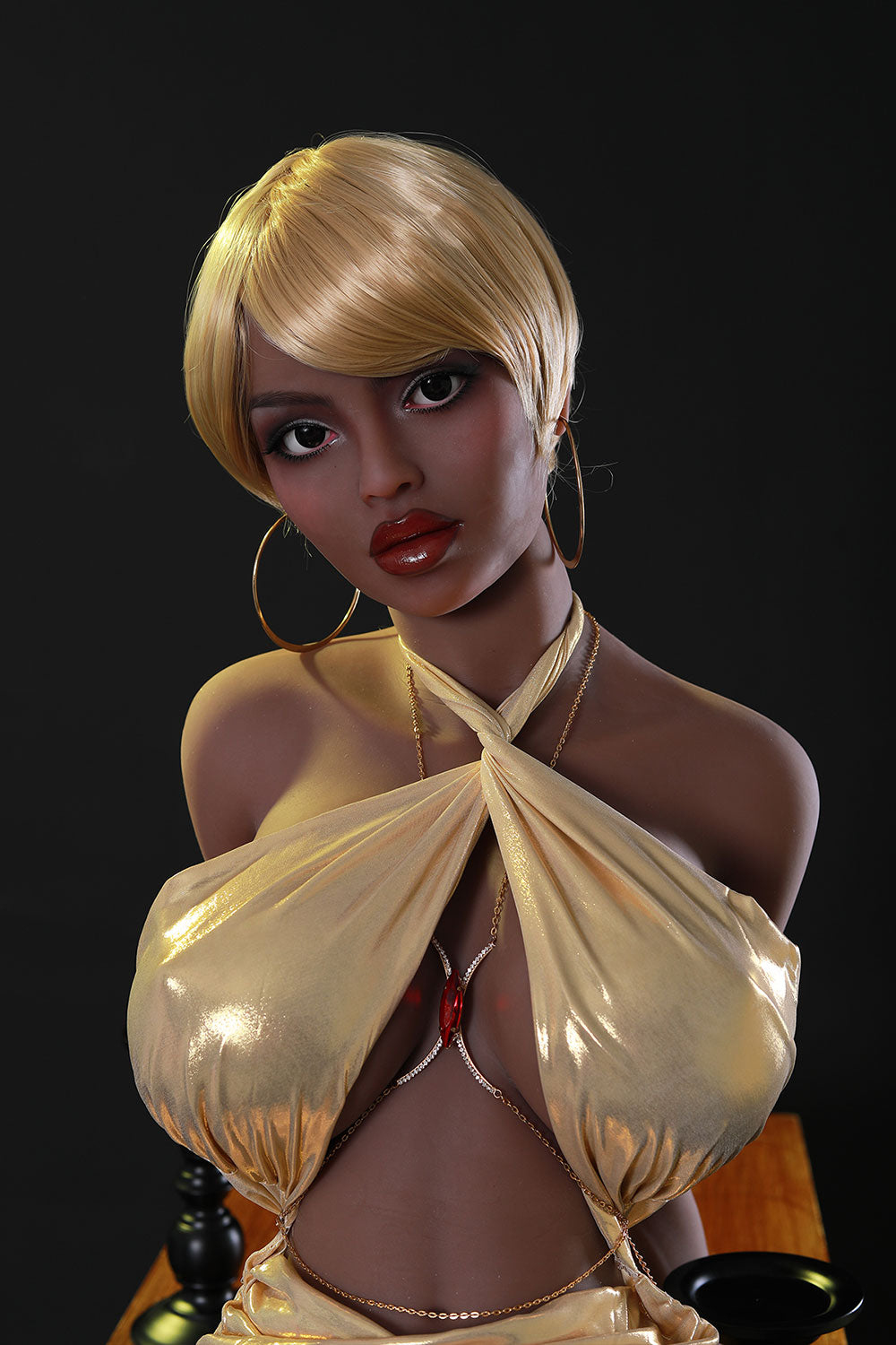 US Stock - Amara - TPE Big Boobs Sexy Ebony Adult Love Sex Doll