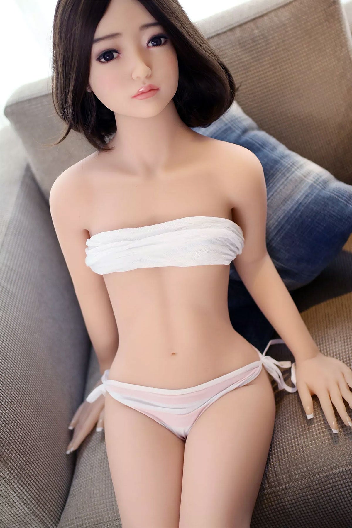 US Stock -Lily - TPE Flat Boobs Sexy Asian Petite Love Sex Doll